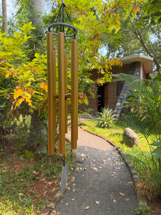 Golden Aura - 35 inch Large Wind Chimes