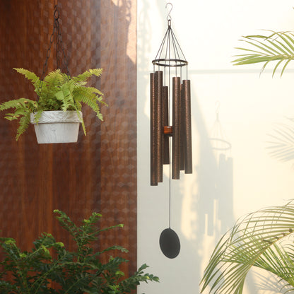 Antique Seekers - 30 inch Large Wind Chimes full view - Breezy Chimes