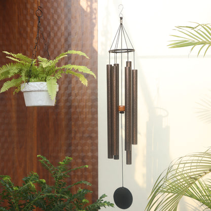 Antique Seekers 35 inch Large Wind Chimes full view - Breezy Chimes