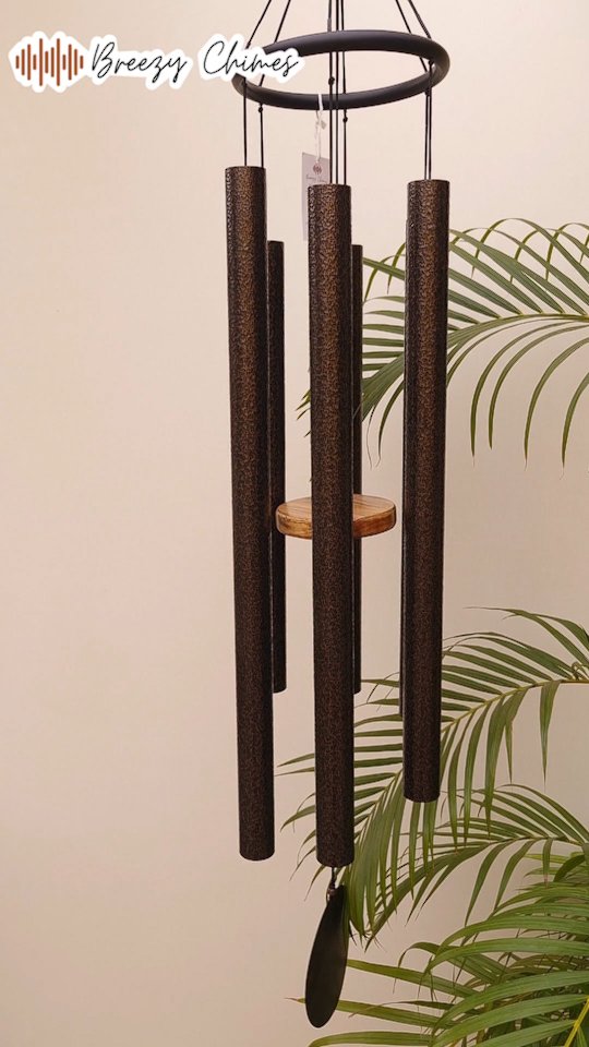 Antique Seekers - 50 inch Large Wind Chimes full view - Breezy Chimes