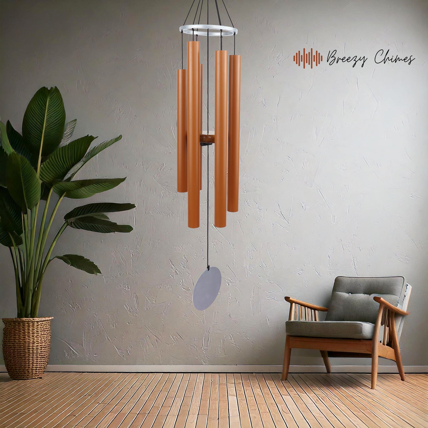 Terracotta Lovers - 30 inch Large Wind chimes