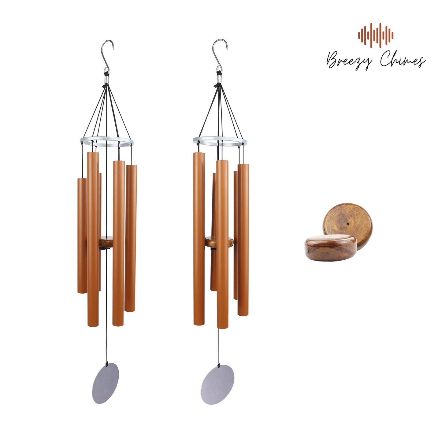 Terracotta Lovers - 30 inch Large Wind chimes