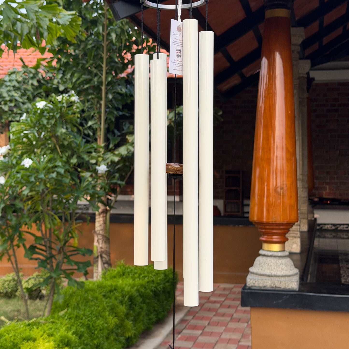 Pearl Grace - 35 inch Large Wind Chimes - Breezy Chimes