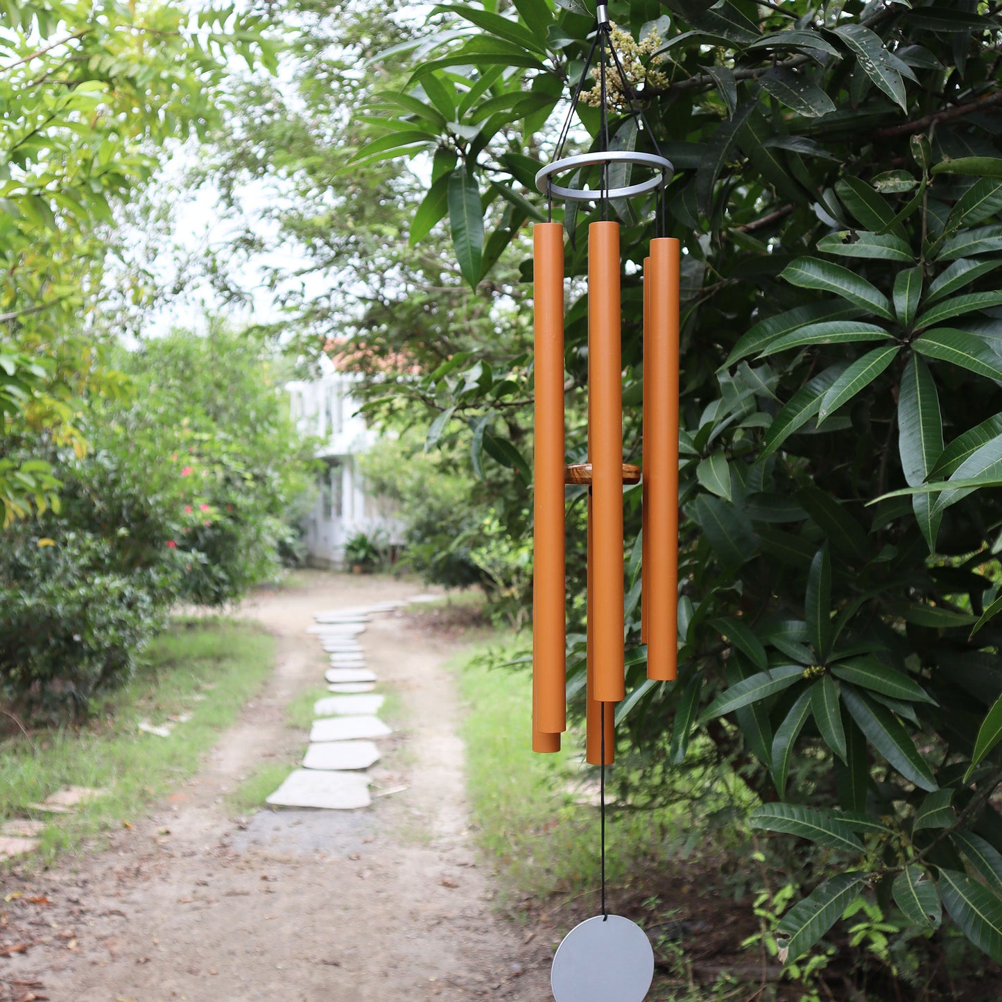 Terracotta Lovers - 35 inch Large Wind Chimes - Breezy Chimes