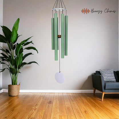 Willow Symphony - 30 inch Large Wind Chimes full view - Breezy Chimes