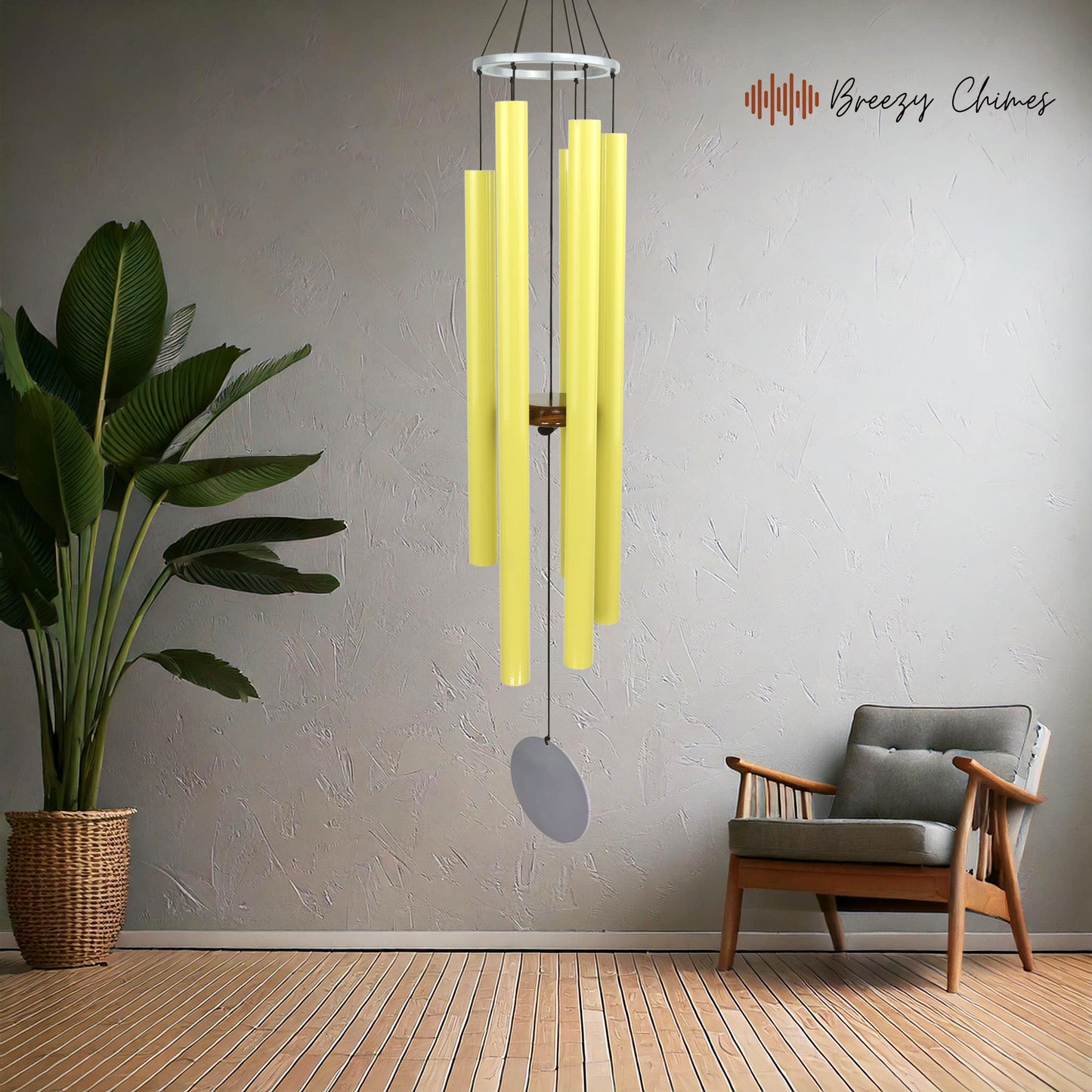 Harmonic Citrus - 35 inch Large Wind chimes