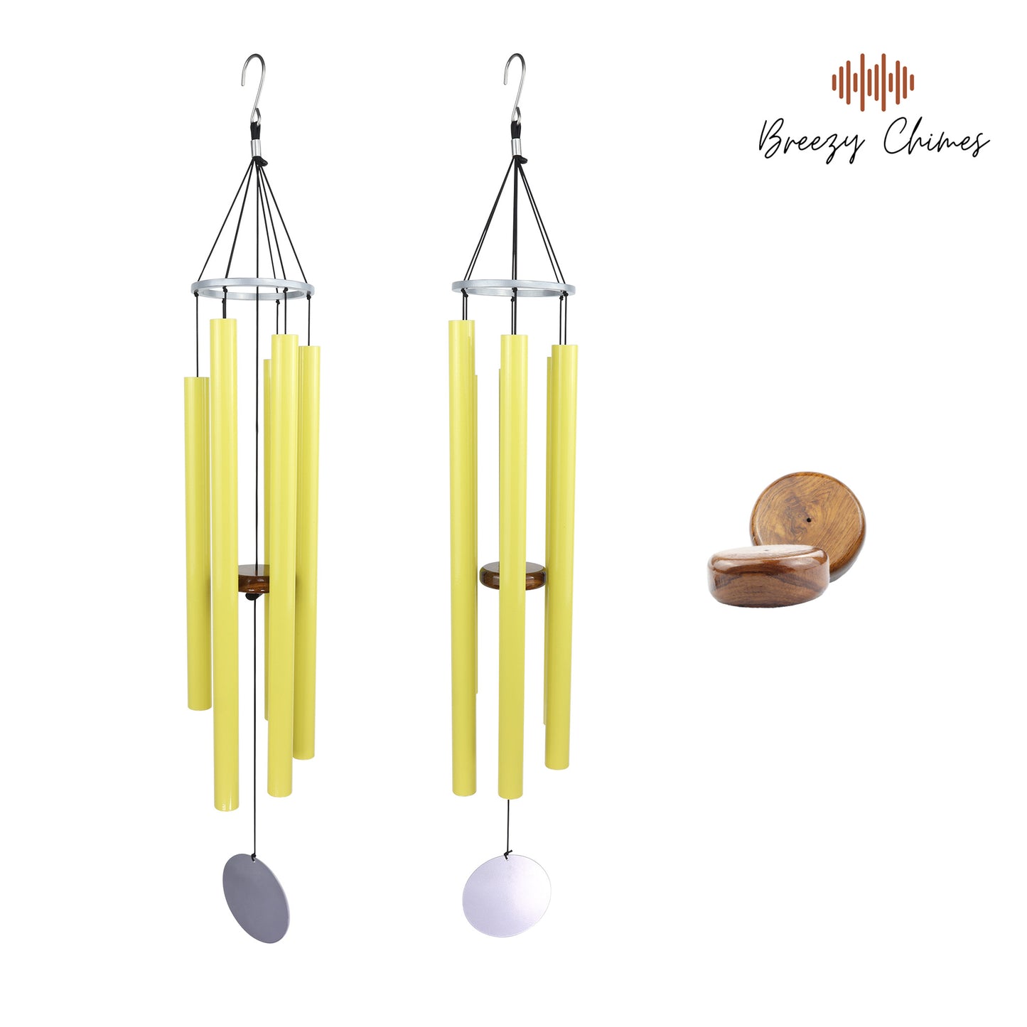 Harmonic Citrus - 35 inch Large Wind chimes